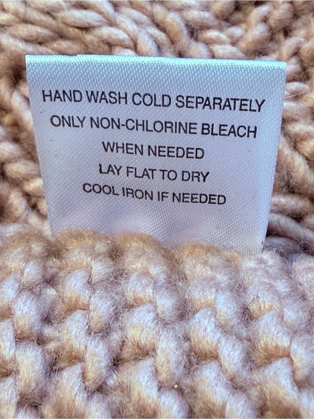 Chunky Cable Knit Infinity Scarf Dusty Rose Pink Oversized Cozy Winter - Picture 3 of 6